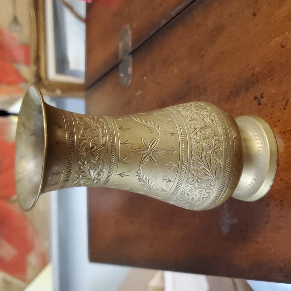 Vintage Brass India Vase